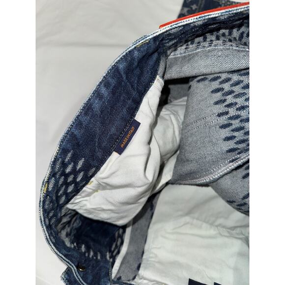 Louis Vuitton x Nigo Giant Damier Waves Monogram Logo Blue Denim Jeans Pants 32 - Picture 16 of 16